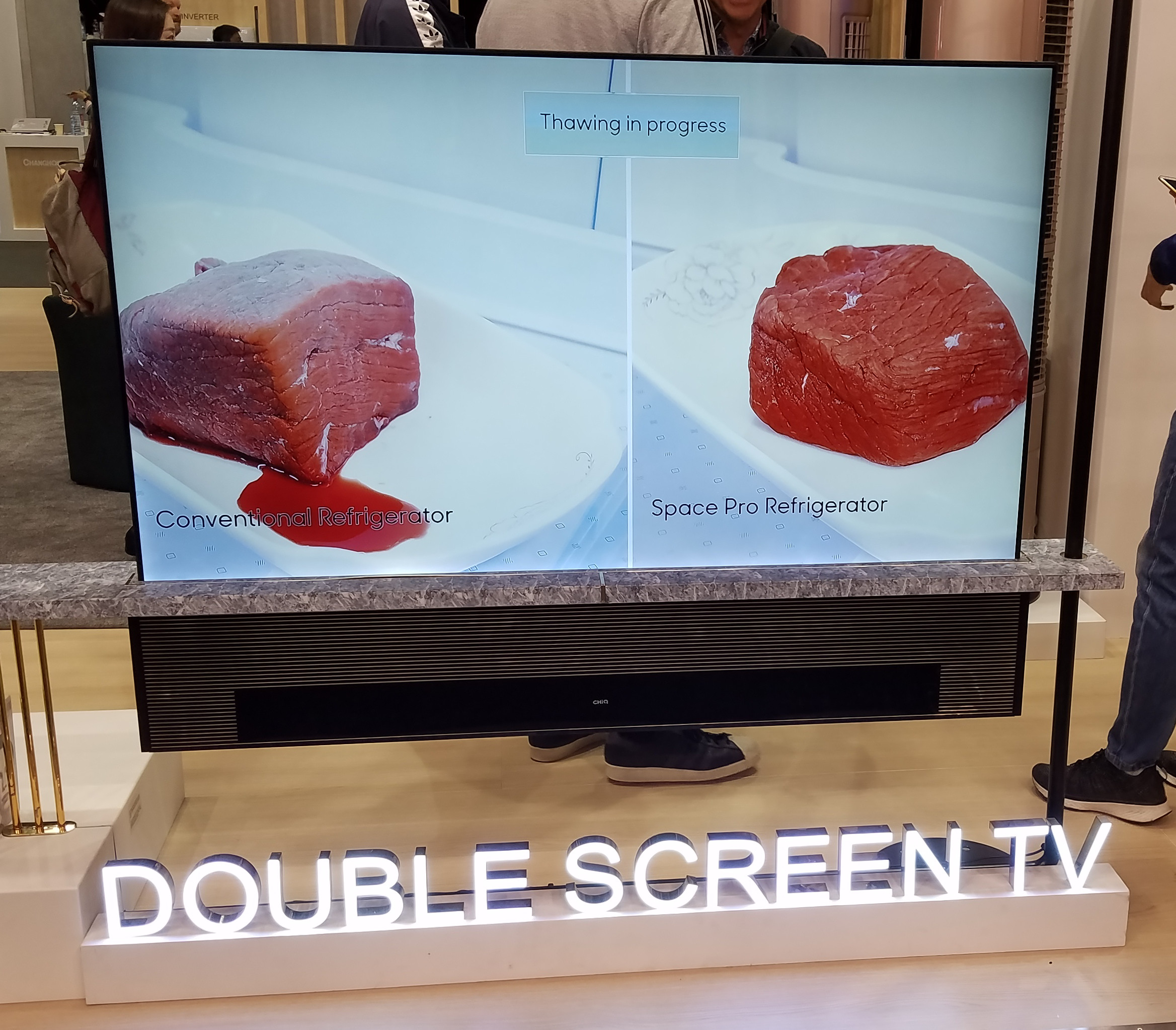 Changhong double screen TV