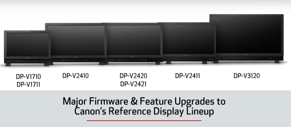 Canon upgraded monitors proc